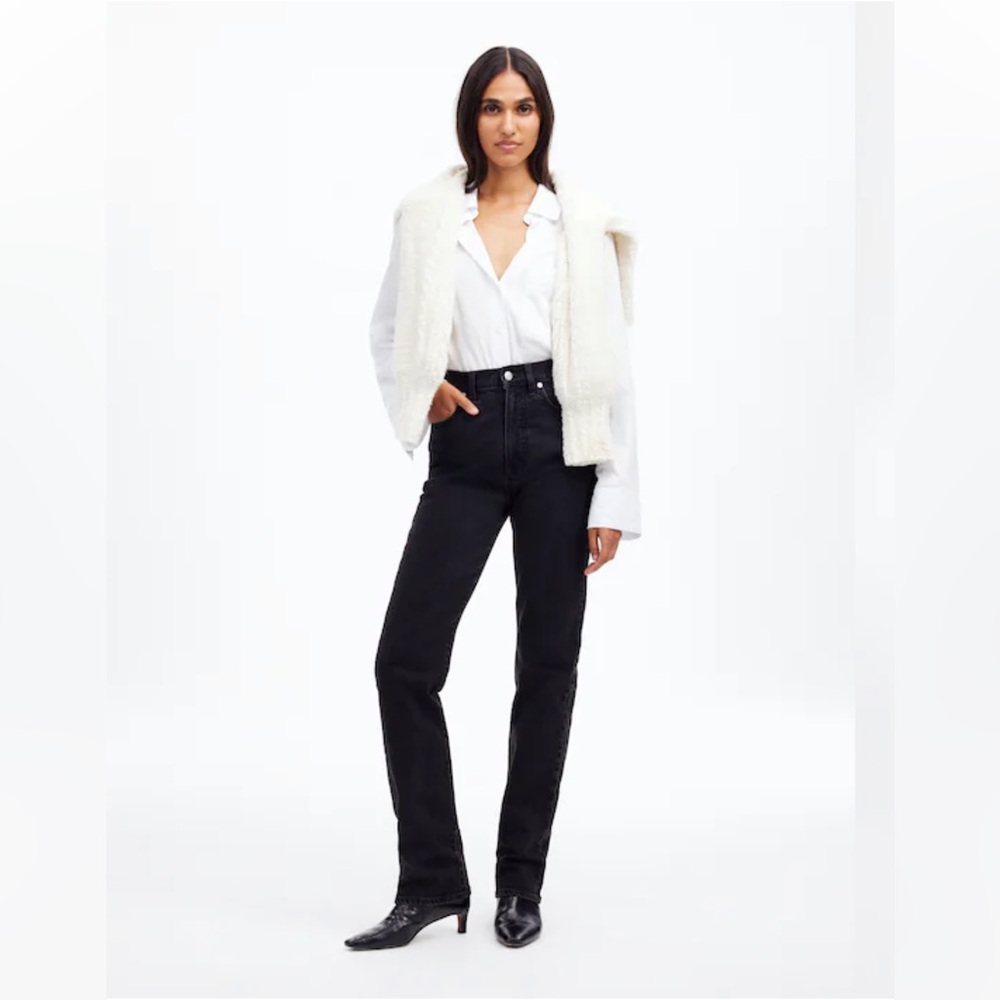 Madewell Women's Black 90’s Straight Jeans 29P